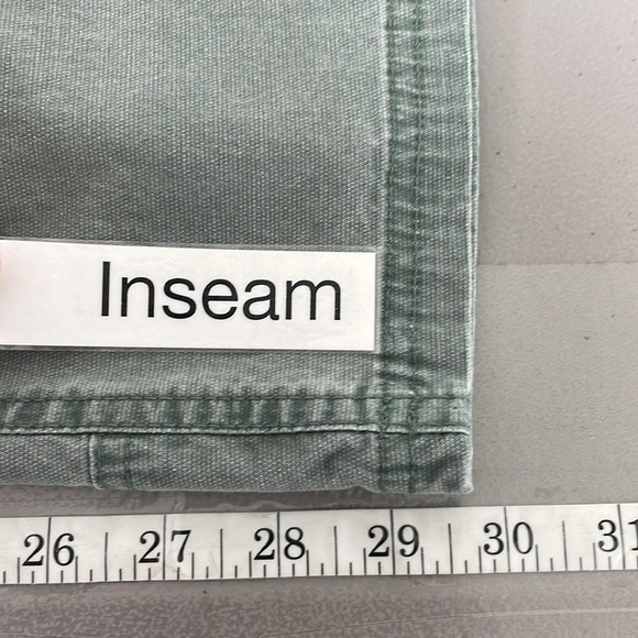 Eddie Bauer Jeans NWT Flex Diamond Dobby Green Slim Size 38x30 - Picture 12 of 12